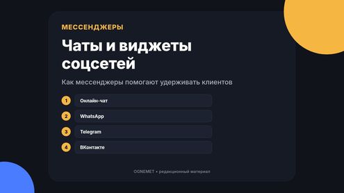 Несколько слов об онлайн-чатах и виджетах соцсетей и мессенджеров