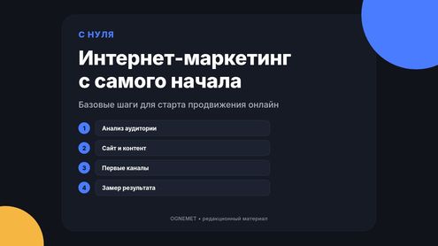 Интернет-маркетинг с самого начала