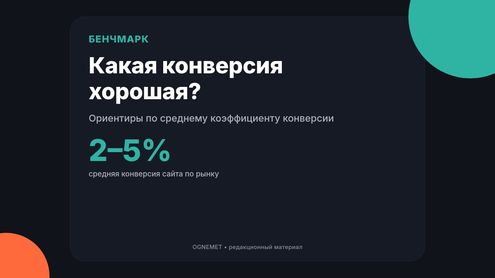 Какой показатель конверсии считать хорошим?