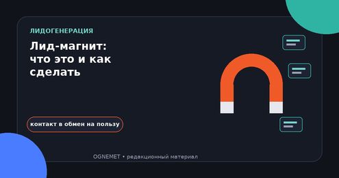 Лид-магнит для сайта: что это, какие бывают и как сделать