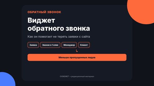 Виджет обратного звонка